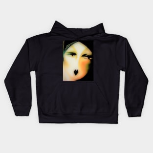 ART DECO SOFT FOCUS FACE Kids Hoodie